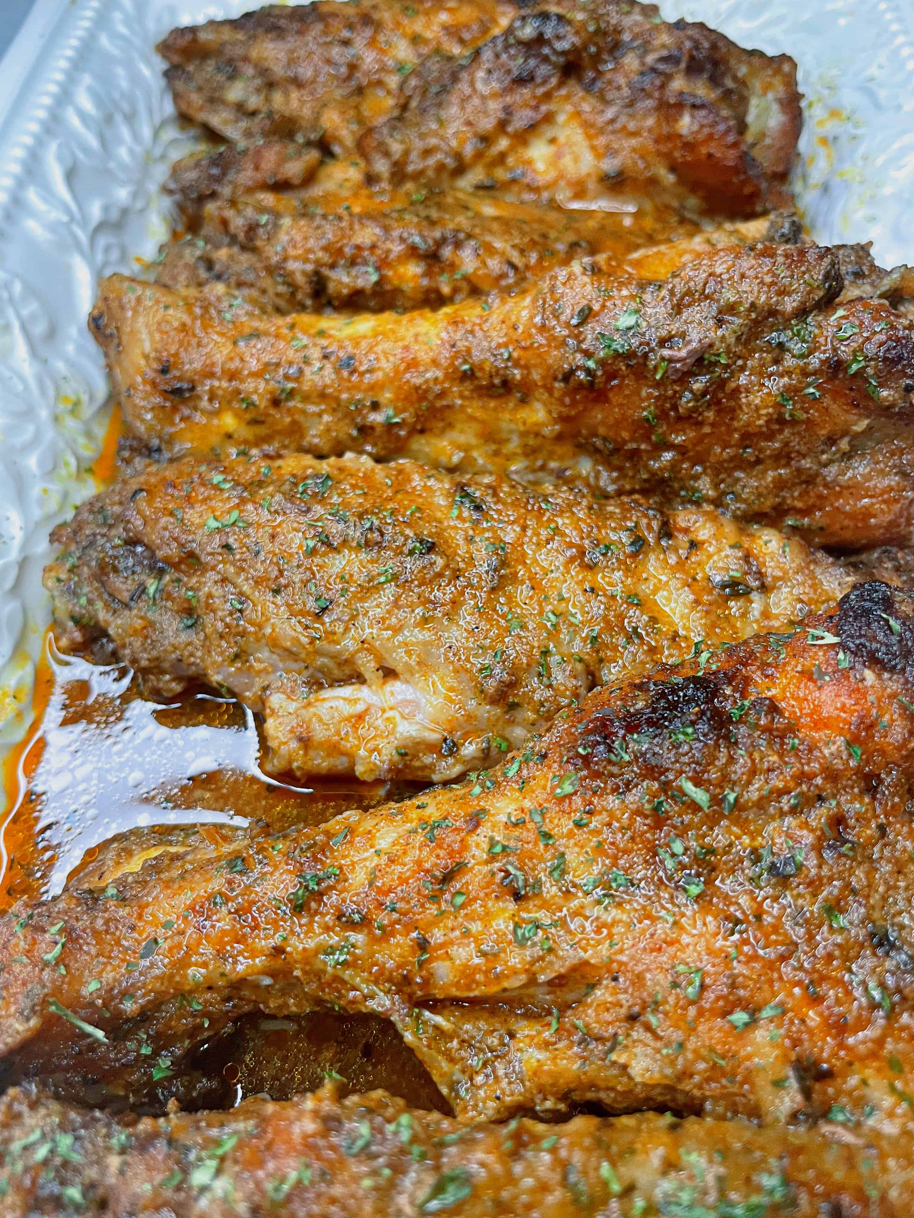 Baked Turkey Wings