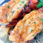 Air Fryer Lobster Tails with Lemon Garlic Butter